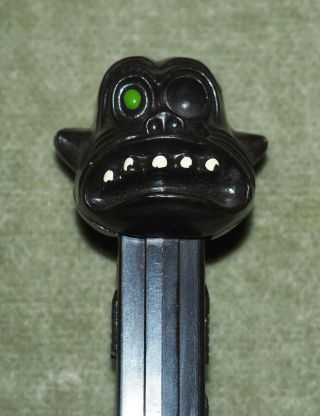 Vintage " One Eyed Monster " Gorilla Pez Dispenser,  No Feet - Austria - Near