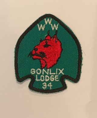 Oa Gonlix Lodge 34a1c Rare Patch