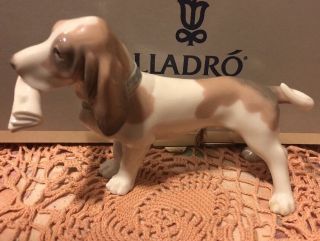 Lladro 6398 Morning Delivery Retired Grey Box Rare