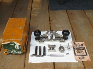 Vintage Stanley No.  71 Router Plane Complete Made In England