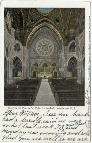 Providence,  R.  I. ,  Interior St.  Paul & St.  Peter Cathedral