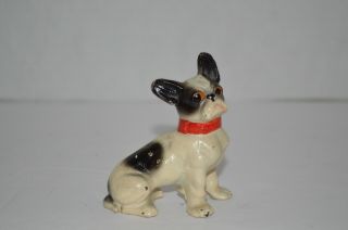 Vintage Boston Terrier/french Bulldog Cast Iron Painted Figurine - Paperweight