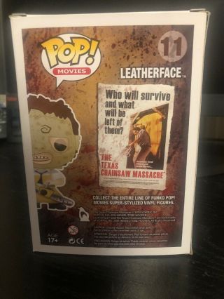 Funko Pop Movies:Texas Chainsaw Massacre: Leatherface 11 3