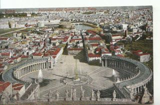 Italy Postcard - Roma - Panorama Della Cupola Di S.  Pietro - Ref 10573a
