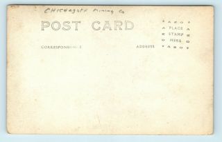 Chichagof Island,  Sitka,  AK - SCARCE 1900s MINING CO STEAMSHIP & CREW - RPPC 2