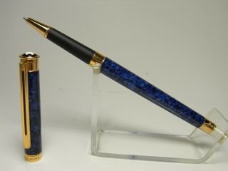 Montblanc Noblesse Oblique Blue Gt Rollerball / Ballpoint Pen