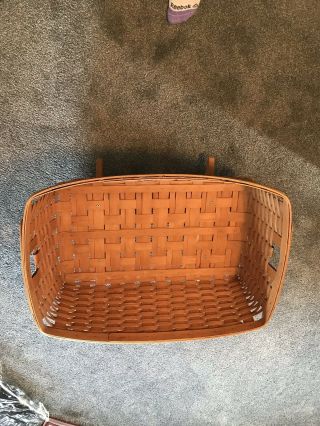 Very Rare X - Large Longaberger Cradle Basket.