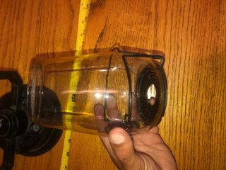 Antique B.  S.  Co BUHL No.  0 Tubular Barn Lantern MARKED Clear Globe 12