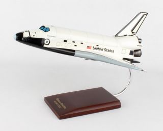Nasa Space Shuttle Columbia Orbiter Desk Top Display 1/100 Spacecraft Es Model