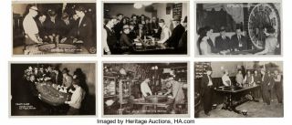 Real Photo Postcards: Six Nevada Gambling Scenes. 7