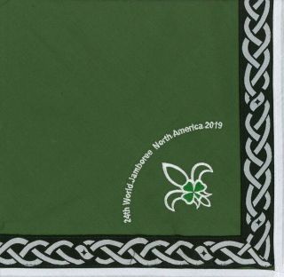 24th World Scout Jamboree 2019 Ireland Contingent Wsj Uniform Neckerchief