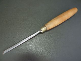 Bevel Edged Chisel 1/4 " Vintage Old Tool Boxwood Handle By W Marples & Sons