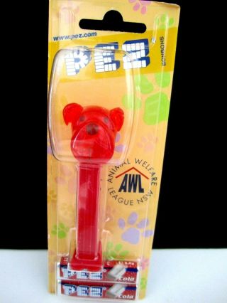 Pez Limited Edition Red Crystal Barky Brown 2006 On Card - - $3.  99 Ship To U.  S.