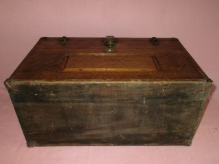 Antique H.  Gerstner & Sons 7 Drawer Oak Wood Machinist Tool Chest Box 12