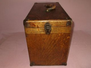 Antique H.  Gerstner & Sons 7 Drawer Oak Wood Machinist Tool Chest Box 2