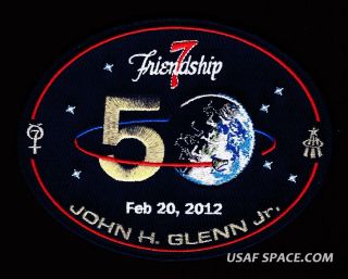 Friendship 7 - 50th Anniversary - John Glenn - - 6 " - Gagnon Nasa Space Patch