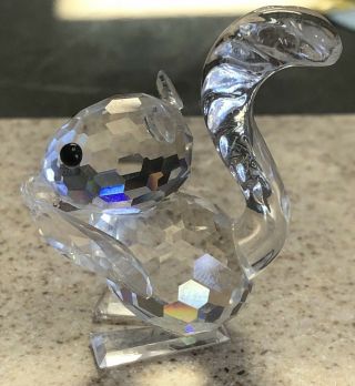 Swarovski Crystal Squirrel Figurine Retired