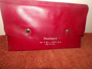 Starrett S 154 L Parallels Parallel Tool Set Of 6 Machinist Tools With Case