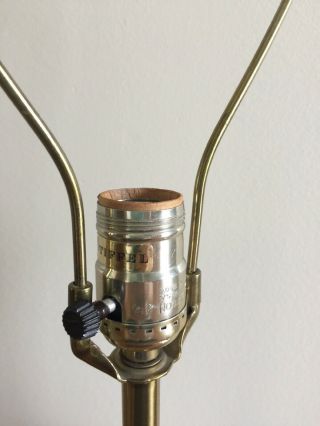 Pair Stiffel Vintage Brass Lamps Mid Century 6
