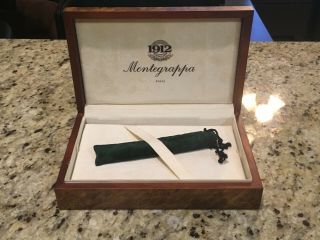 Montegrappa Two Roses Lancaster 925 Sterling Silver Fountain Pen - Rare
