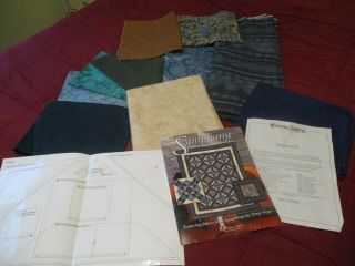 2002 Symphony Quilt Kit & Over 20 Yards Of Fabric From Keepsake Quilting