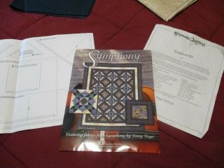 2002 Symphony Quilt Kit & Over 20 Yards of Fabric From Keepsake Quilting 2