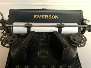 Rare Antique Emerson No.  3 typewriter early 1910. 3