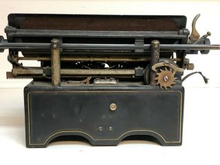Rare Antique Emerson No.  3 typewriter early 1910. 5