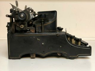 Rare Antique Emerson No.  3 typewriter early 1910. 6