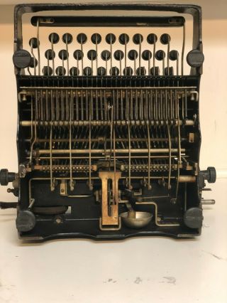 Rare Antique Emerson No.  3 typewriter early 1910. 7