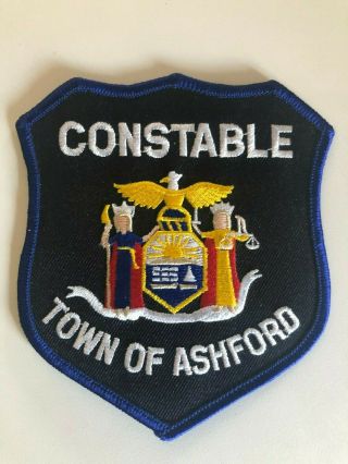 Old Town Of Ashford York Constable Police Patch - Cheesecloth