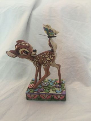 Jim Shore Disney Bambi “wonder Of Spring” Figurine 4010026 5” Tall Approx