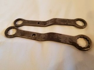 Vintage Sherman Klove Sk Tools Box End Offset Wrench Set - Set Of 2 - 1/2 & 5/8