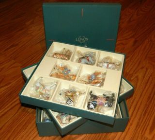 1989 Set Of 24 Lenox Carousel Ornament Set