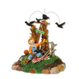 Dept 56 Halloween Scarecrow & His Feathered Friends 53212
