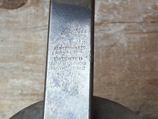 Vintage Valve Seat Lapper Tool 1909 - 12 patents - ALBERTSON & Co.  Sioux Falls IA 5