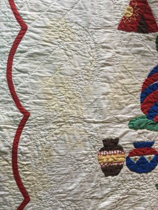 Vintage 40’s Western Cowboy Cowgirl Antigue Quilt 12