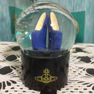 Vivienne Westwood Snow Globe Domes Blue Shoes Heels No Box Rare Novelty Japan