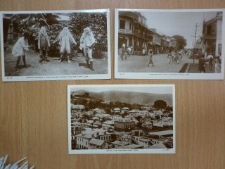 3 Vintage Postcards From Sierra Leone West Africa