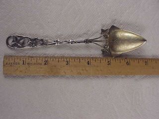 Decorative Sterling Silver Spoon.  860 Oz