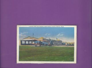 American Airlines Curtiss Condor At Boston Ma Airport Postcard