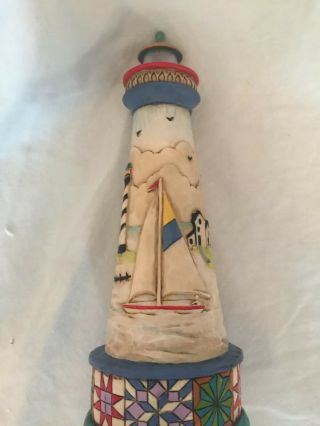 Jim Shore “light Up Heartwood Creek” Lighthouse Figurine 6” 4011334