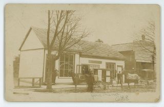 Rppc Post Office,  Rural Delivery Mail Wagon Logantown Pa Clinton Real Photo Pc