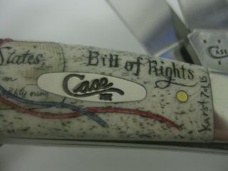 CASE XX Bill of Rights Linda Karst Stockman Knife 6375 SS 7 of 10 Made 5