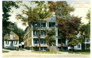 Litchfield Conn Ct - United States Hotel - Postcard