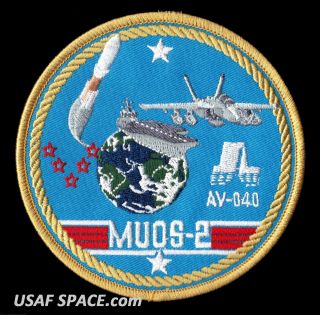 Muos - 2 Mobile User Objective System Ccafs Classified Military Satellite Patch