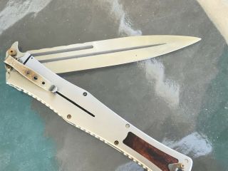 DARREL RALPH HANDMADE Large Folding KNIFE - 15 inches open - 2