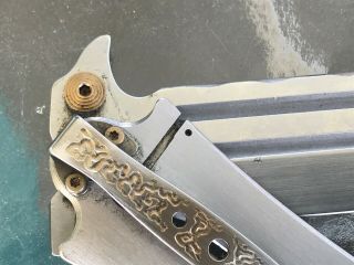 DARREL RALPH HANDMADE Large Folding KNIFE - 15 inches open - 4