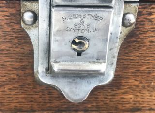 Antique Vintage H.  Gerstner Oak 11 Drawer Machinist Chest Tool Box Model O52 5