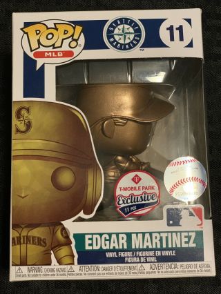 Funko Pop Exclusive Mariners Set MLB Edgar Martinez Bronze Rookie LE 11 & 1000 3